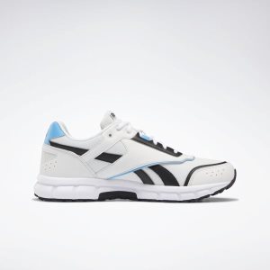 Adidasy Damskie Reebok Royal Run Finish Szare/Czarne/Niebieskie/Białe PL 31SJXHP